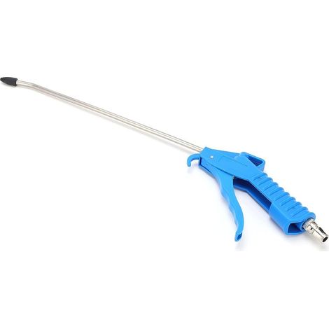Pistolet à Air Industriel Puissant avec Buse Longue à Débit D'air en Acier Inoxydable Extensible, Accessoires de Compresseur D'air Pneumatique, soufflette pistolet à poussière (1/5)