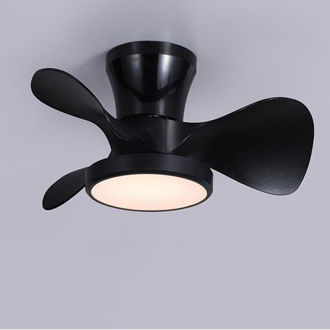 Ventilateur de plafond avec lumière, 3 températures de couleur, minuterie, 6 vitesses de vent, plafonnier avec télécommande (55 cm) (1/5)