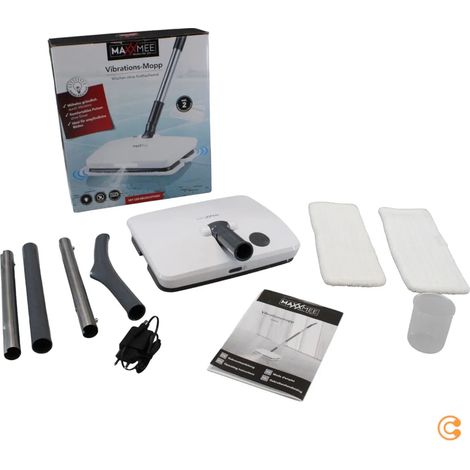 [NEUWERTIG] B-Ware Maxxmee Bodenwischer Akku Vibrationsmopp Wischmopp Handgriff Stiel Mikrofaser