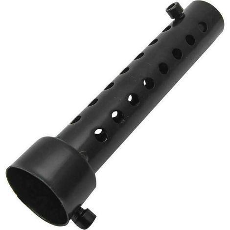 EASYCOMFORT Silencieux d'échappement universel pour moto - 35 mm. Noir (1/4)