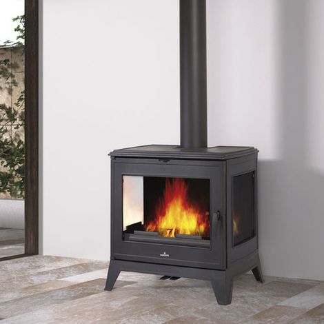 Estufa de leña de hierro fundido MARACAY de 14 kW