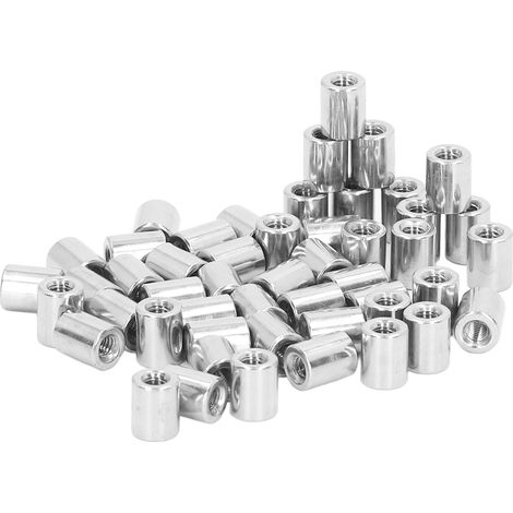 50-teiliges Set mit M4-Innengewinde-Kupplungsmuttern aus robustem Edelstahl für die Wartung zylindrischer Kupplungsmuttern (1/5)