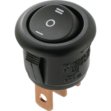TRU COMPONENTS 1588071 Wippschalter TC-R13-270D-02 250 V/AC 6 A 1 x Ein/Aus/Ein rastend 1 St.
