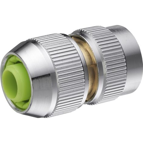 AROZ Raccordo di connessione a 6 sfere automatico per tubo per irrigazione diametro 15 mm (1/4)