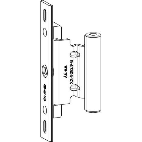 FICHE INTERMÉDIAIRE S/ENTRETOISE 6-37040-18-0-1 UNI-JET AXE 9/13 R18