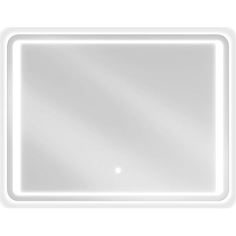 Mexen Zusa espejo de baño retroiluminado 80 x 60 cm, LED 6000K, antivaho - 9808-080-060-611-00 (1/5)