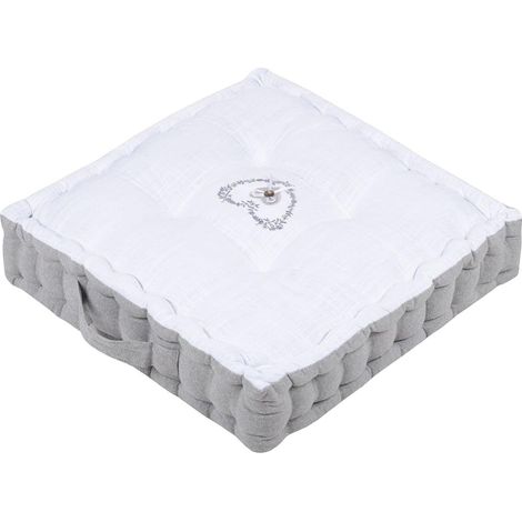 Pauline - Coussin de sol en coton 45 cm (1/3)
