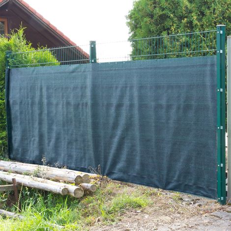 Sichtschutz Zaunblende Tennisblende Windschutz Schattiernetz 25x1,5 m (1/5)