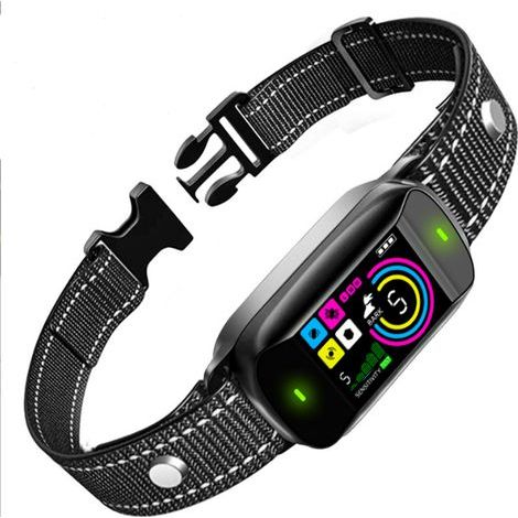 Collier anti aboiement pour chien – 4 modes avec vibration et bip – Étanche IP67 – 5 niveaux de sensibilité – Sangle réglable jusqu'à 65cm (1/5)