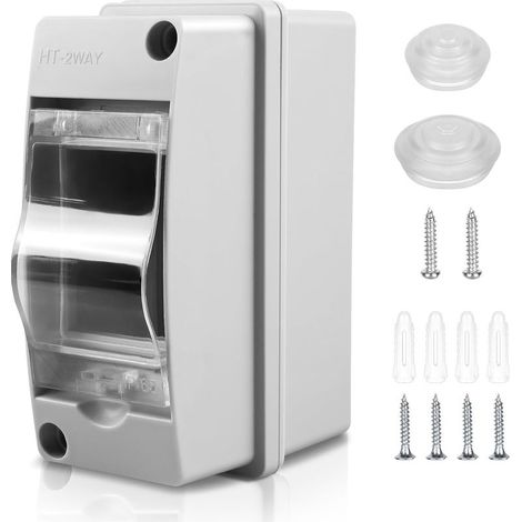 Coffret Electrique acqua-Resistente Involucro Esterno: Scatola Resistente all'acqua Electrique Exterieur IP65, Tavolo Elettrico, 1 Fila, in Caso Elettrico Impermeabile, cassetta di Sicurezza (1/5)