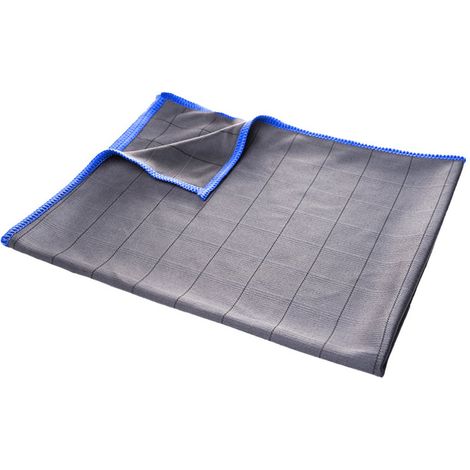 Ensemble de 3 chiffons en fibre de carbone, un chiffon de nettoyage sans traces et un chiffon de polissage absorbant, adaptés à une utilisation dans la voiture, la cuisine et la maison, avec bordure b (1/5)