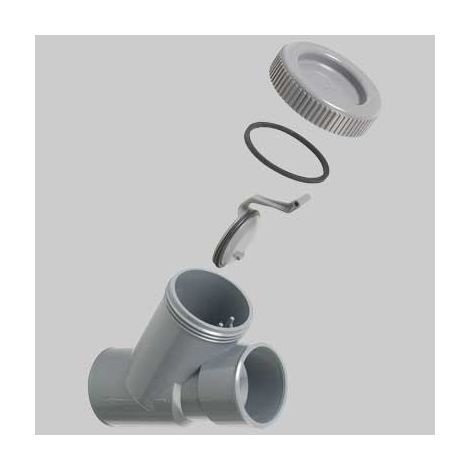 VALVOLA ANTIRIFLUSSO A 45  ° FF   EE  40     NICOLL