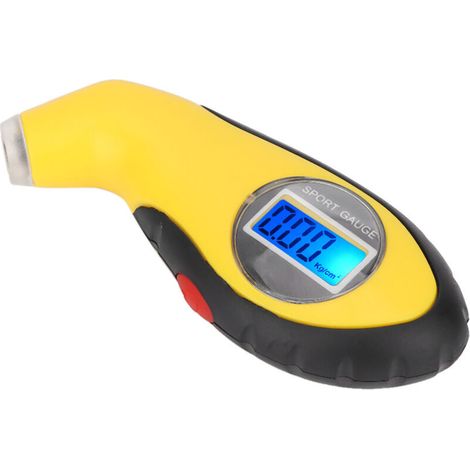Tire Gauge la pression des pneus Manomètres LCD écran d'affichage électronique du capteur numérique (1/5)