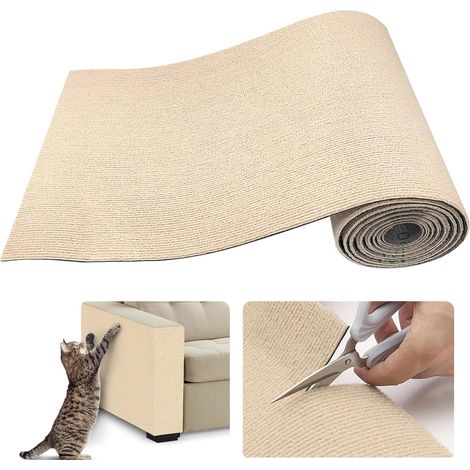 Tapis de protection autocollant anti-rayures pour canapé et mur,60x200cm,protection anti-rayures pour canapé,chat,protection contre les griffes,tapis (1/5)