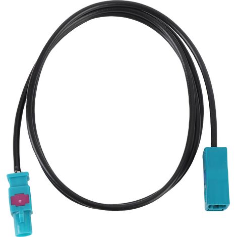Câble d'extension d'antenne de véhicule FAKRA femelle vers Radio stéréo à performances stables pour haut-parleur TV lecteur multimédia 100 cm/39,4 pouces. (1/4)