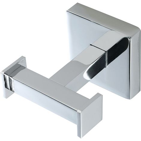 STILHAUS Urania porta accappatoio doppio cromato codice prod: 000U13/208