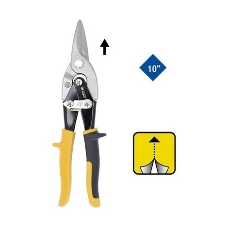 Brilliant Tools BT067202 Hebel-Blechdurchgangsschere, gerader Schnitt (1/2)