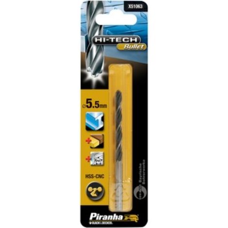 BLACK&DECKER - PUNTA PER TRAPANO HSS-CNCBULLET 5.5MM