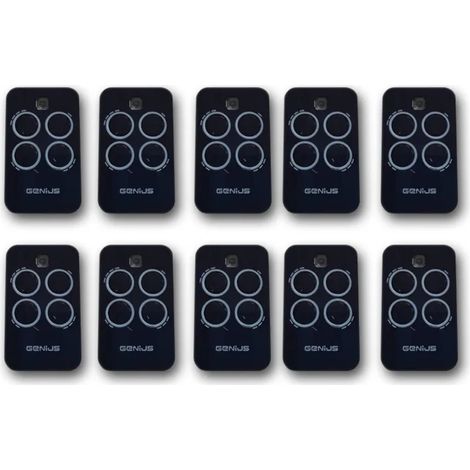 genius 10 x télécommande 4 canaux 433mhz jlc echo tx4 6100334 (1/3)