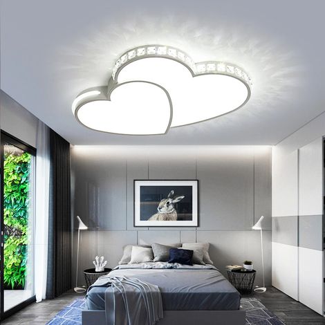 24W LED Deckenlampe Deckenleuchte Wohnzimmerlampe Herzförmige Licht Hochwertig Schlafzimmer Licht