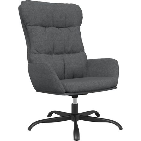 Relaxsessel Dunkelgrau Stoff vidaXL (1/5)
