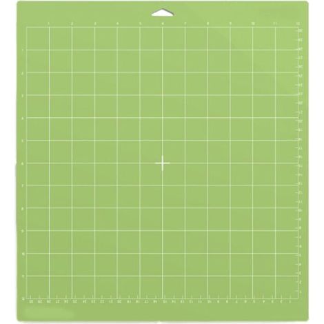 Set di 3 taglierini per carta e cartone, per cucito, con marcature, 12 × 12 pollici, verde (1/5)