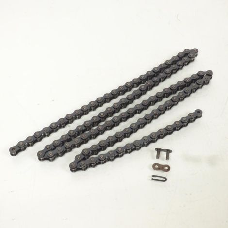 Chaîne de transmission pour mobylette 106 maillons Pas 415 (1/4)