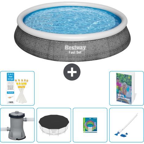 Bestway Fast Set Rund - 396x84 cm - 7-teilig S269