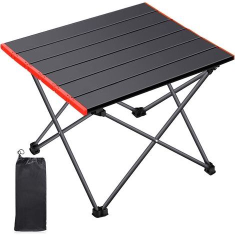 Table Pliante Camping,Pliante Table Alliage d'aluminium Ultra-légère Portable avec Sac de Transport,Tables de Camping Pliantes pour en Plein air,Pique-Nique,Plage,Randonnée (1/5)