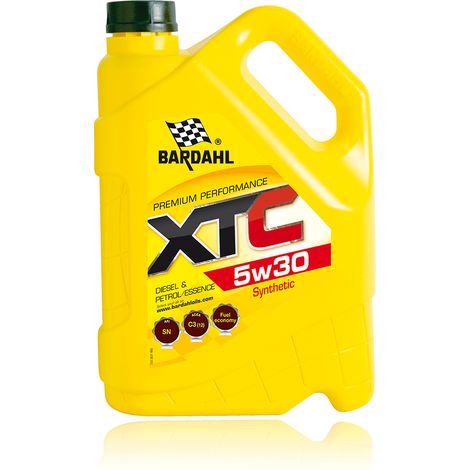 Huile moteur 5W30 - XTC Synthèse C3 - 5L - BARDAHL (1/2)