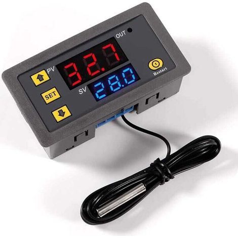 1 Pièce W3230 AC 110V-220V Régulateur de température numérique, Interrupteur de Commande de Thermostat à Affichage numérique 20A (1/5)