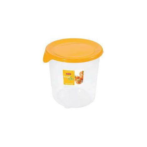 CURVERFresh &amp Go Fresh &amp Go Round, Transparent/Orange, 10.5x10.5x10.5x10.5 cm (182249)