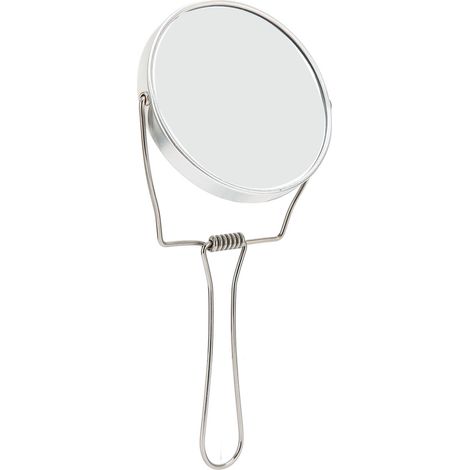 Miroir de Vanité Double Face 360° avec Cadre Aluminium et Support Acier Inox pour Maquillage (1/5)