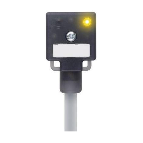 Connettore per valvola forma A Nero VA41-24.2-5/P01 Poli:Cavetto 3+PE 8047822 Escha Contenuto: 1 pz. (1/4)