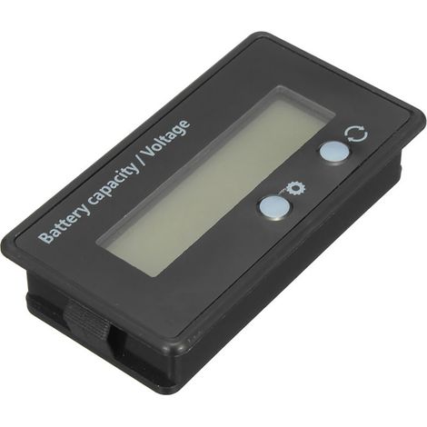 Testeur de capacité de batterie multifonction, voltmètre à affichage numérique LCD rétroéclairé (1/5)