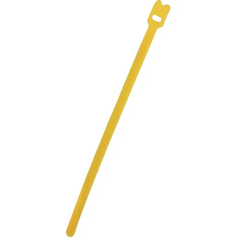 FASTECH®   Klettkabelbinder zum Bündeln Haft- und Flauschteil (L x B) 200 mm x 7 mm Gelb 100 St.