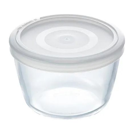Pyrex Cook & Freeze 0.6L Round Dish with Lid (1/4)