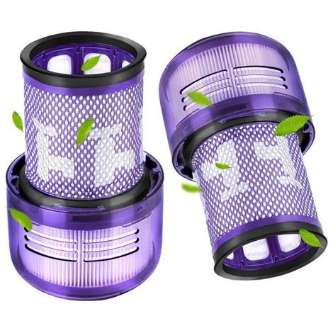 Lot de 2 Filtres HEPA de Remplacement pour Aspirateur Sans Sac Dyson V12 Detect Slim – Filtre Arrière Haute Performance (1/5)