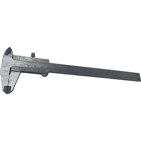 Calibro da 0 a 150mm a corsoio strumento di misurazione in metallo con vite di precisione (1/5)
