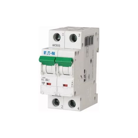 Eaton Leitungsschutzschalter, 6 A, 2p, Charakteristik: B 236225 (1/2)