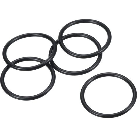 Nitrile Rubber O-Seals 32mm OD 27mm ID 2.5mm Width, 20Pcs Metric Sealing Gasket for Faucet Plumbing Automotive Repair, Black (1/5)