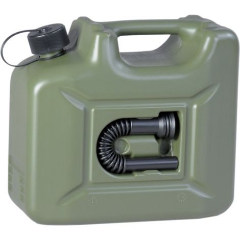 Secchio per carburante PROFI 20l verde oliva HDPE L350xP165xH495mm