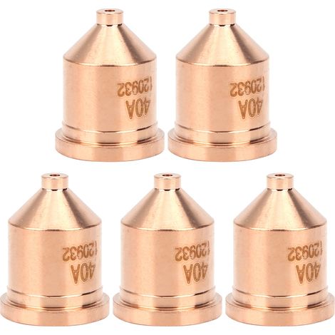 5Pcs Buse de Coupe pour Chalumeau Plasma, Consommables de Découpe, Embout de Remplacement 120932 (1/5)