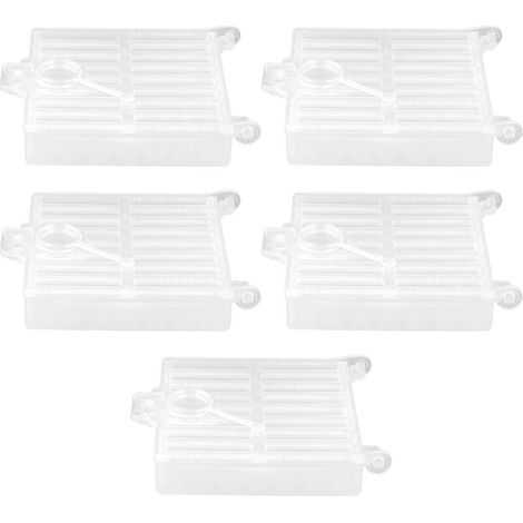 5 Pack Queen Bee Transport Cage, Multifunctional Essential Durable Lightweight Beekeeping Queen Cage for Beekeeper