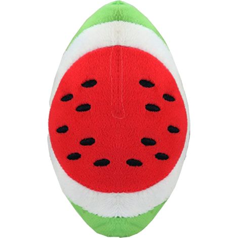 Jouet en peluche pour chien, doux, résistant aux morsures, meulage des dents en forme de pastèque, animal à mâcher pour chiot