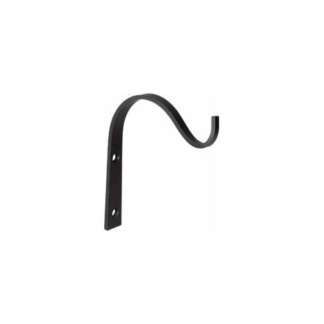 Support pour panier suspendu, crochets muraux en fer pour suspendre pots de fleurs, lanternes nichoirs, carillons éoliens, appliques murales, lot de 4 (1/5)