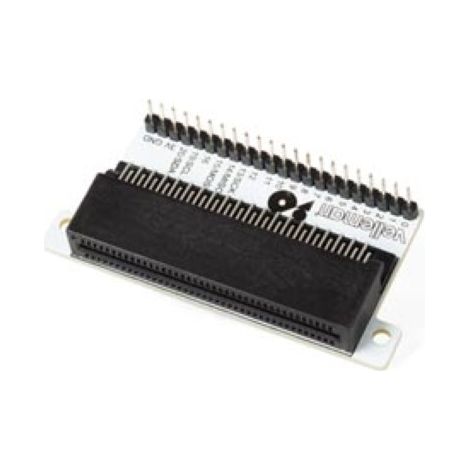 Whadda GPIO-Adapter Modul für micro:bit®, 22-polige Pinheader, einfache Montage, Erweiterungsmodul (1/5)