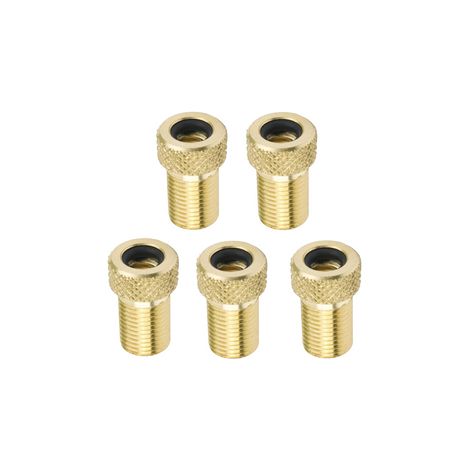Adaptador Presta/Schrader a automático para inflar bicicletas en gasolineras - 5 unidades