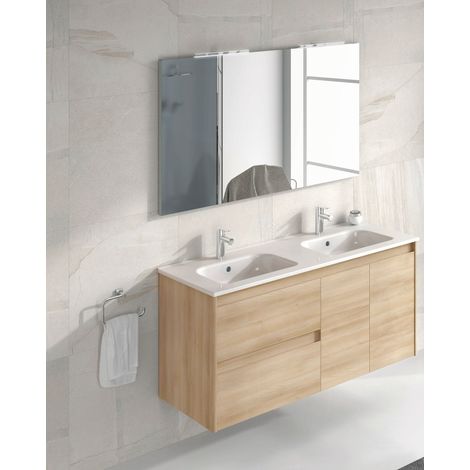 ROYO ALFA Conjunto Mueble de Baño Completo 120 cm Color Roble Nórdico - ref: C0074196 (1/2)