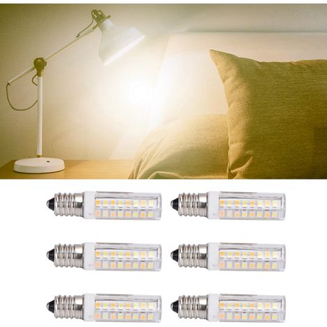 Sechs E14-LED-Lampen (7 W), drei Lichtfarben, für Pendel-, Decken-, Wand- und Tischleuchten. Auch in größeren Größen erhältlich. (1/5)